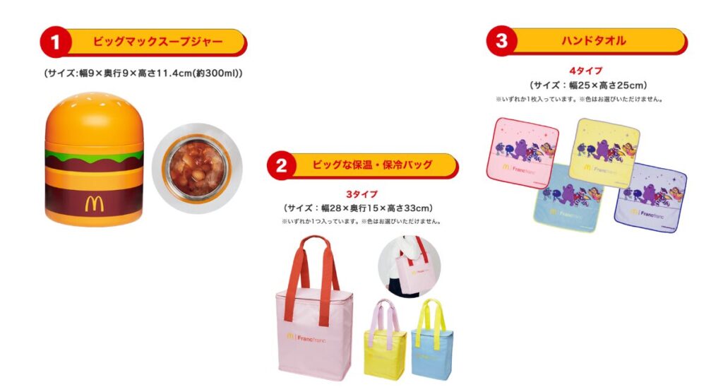 マクドナルドの福袋2026-3